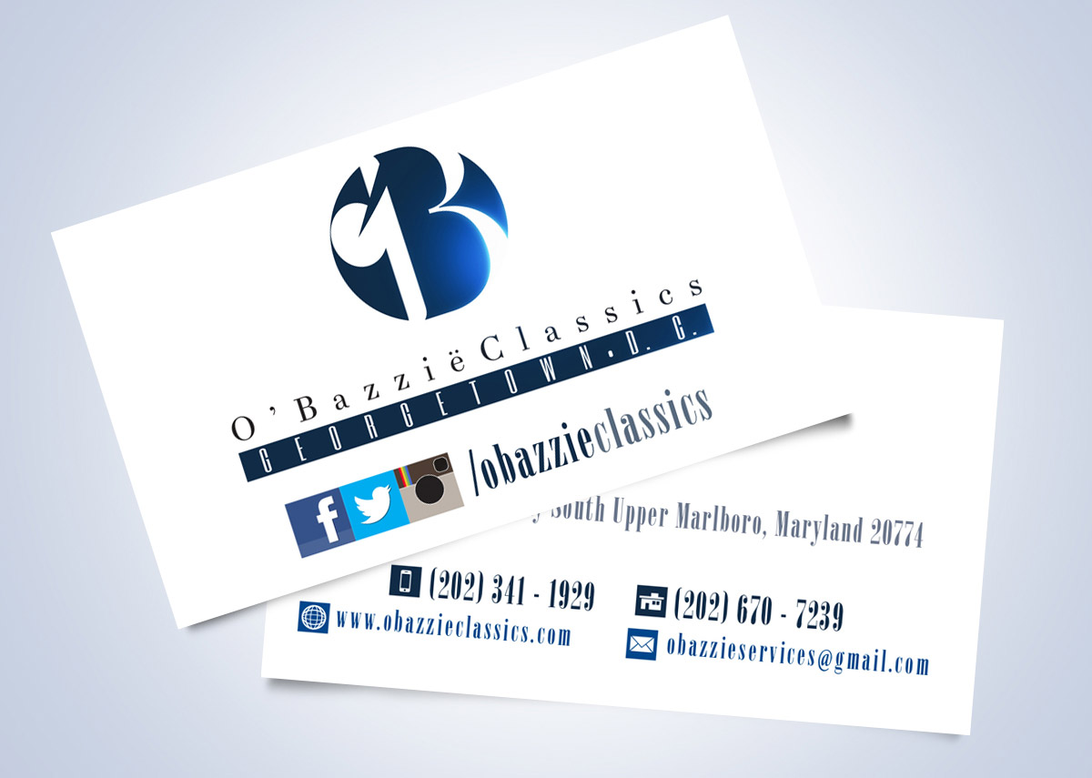 Thiercae business card design sample