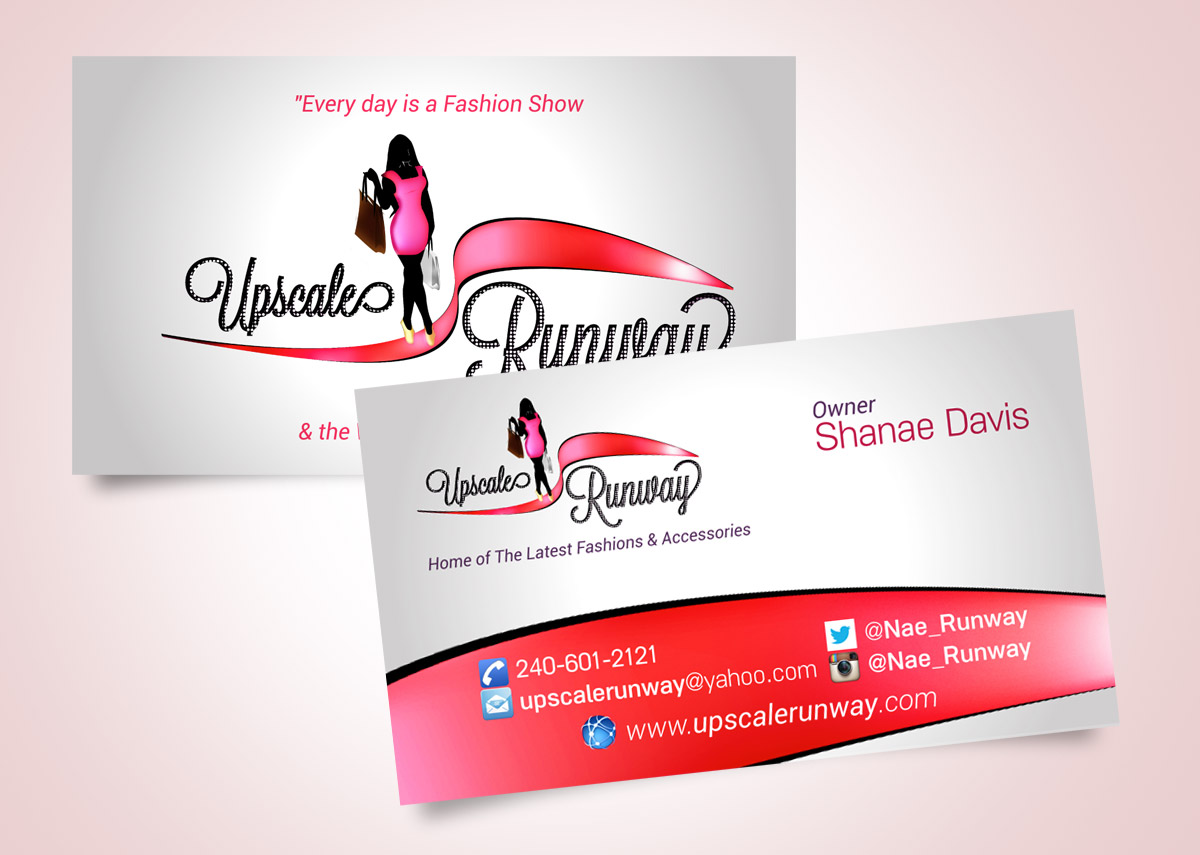 Thiercae business card design sample